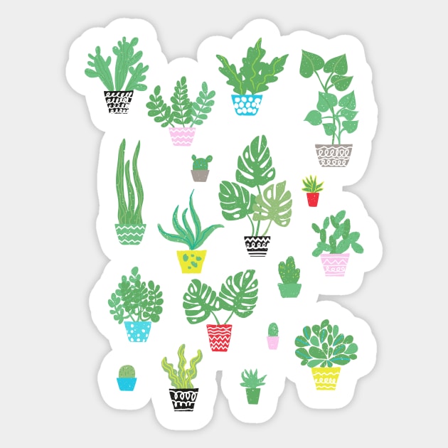 Happy Houseplants Sticker by anneamanda